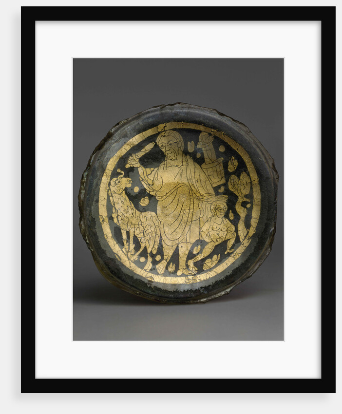 Bottom of a Vessel with Scene of the Sacrifice of Isaac, 4th century by West European Applied Art