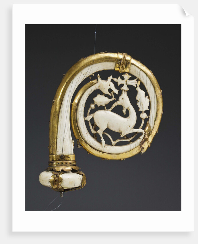 Head of a Crosier with the Depiction of the Lamb, 11th-12th century by West European Applied Art