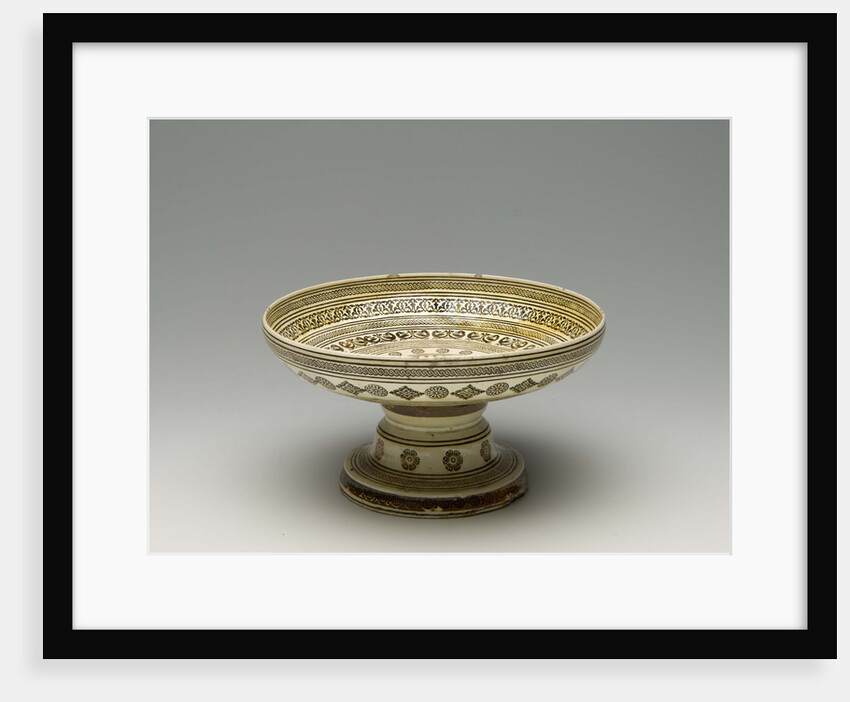 Bowl with the Coat of Arms of Montmorency-Laval, baron de Bressuire, 1510-1525 by West European Applied Art