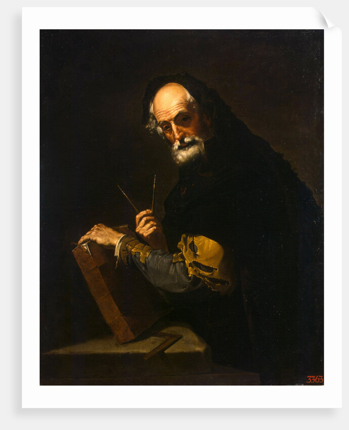 Philosopher with a book, a compass and goniometer, 1630 by José de Ribera