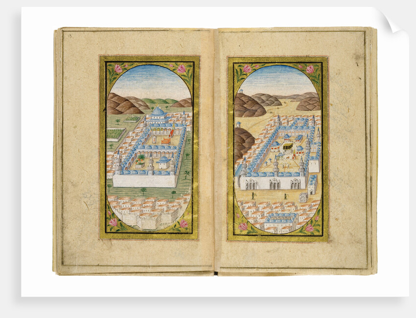 Al-Masjid al-Nabawi and Masjid al-Haram, 1783 by Mustafa Halimi
