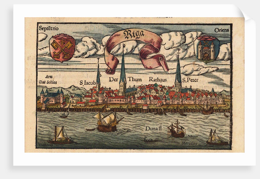 Riga by Sebastian Münster