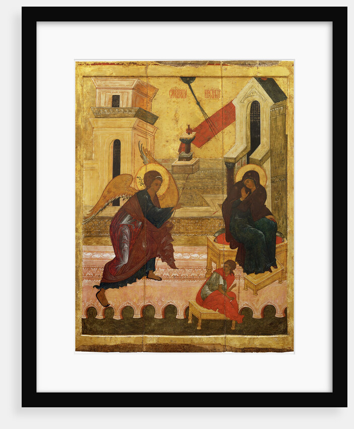 The Annunciation, Mid of 16th cen by Russian icon