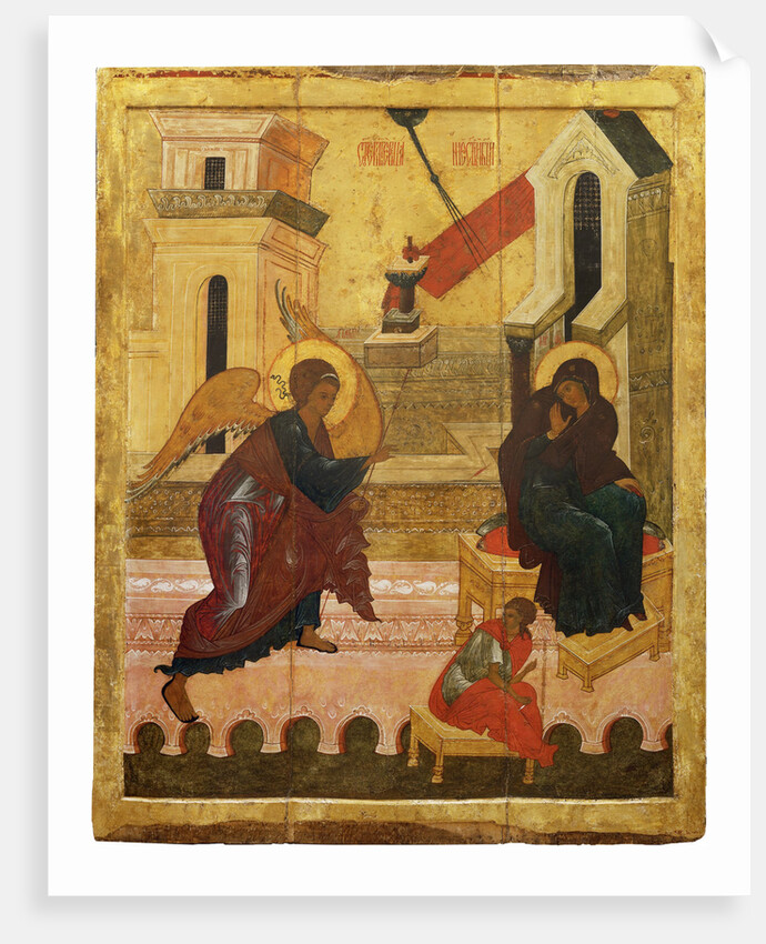 The Annunciation, Mid of 16th cen by Russian icon