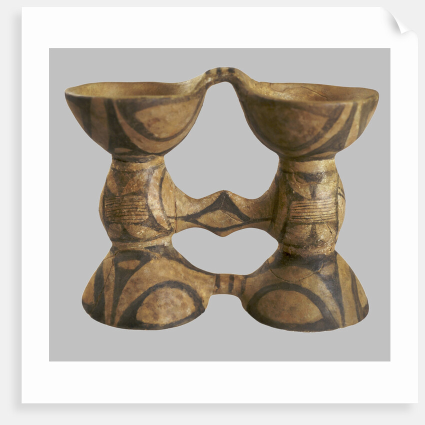 Binocular-Form Vessel, 4250-3850 BC by Prehistoric Russian Culture