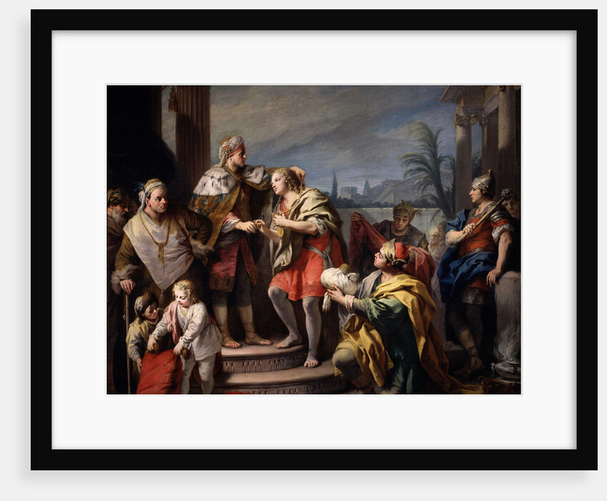 Joseph before Pharaoh, ca 1749 by Jacopo Amigoni