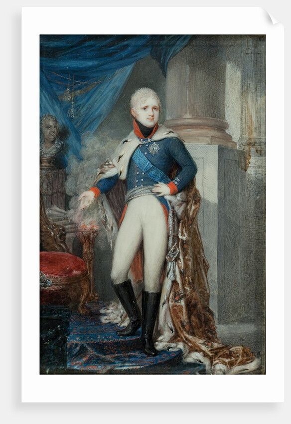 Portrait of Emperor Alexander I, Early 1800s by Jean Gerin