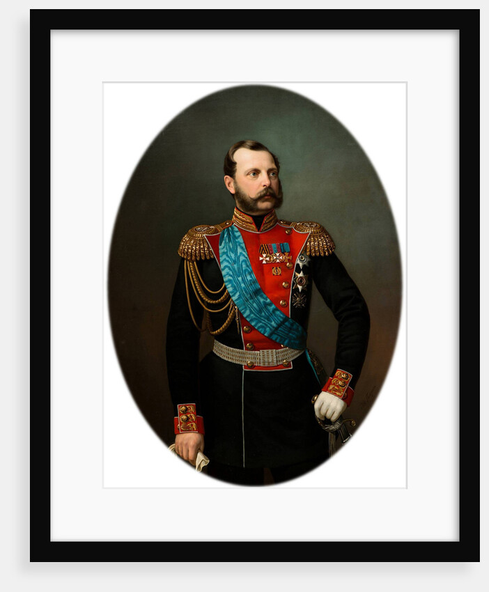 Portrait of Emperor Alexander II, 1860s by Ivan Alexeevich Tyurin