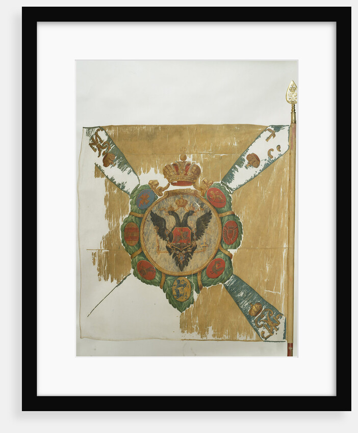 Flag of the Semenovsky Life-Guards Regiment, 1762 by Banners and Standards Flags