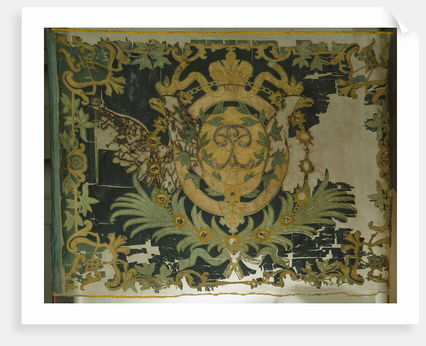 Saint George Flag of the Infantry Regiment, 1762 by Banners and Standards Flags