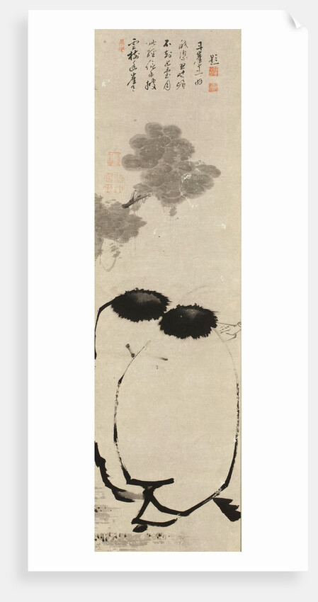 Hanshan and Shide, c. 1763 by Ito Jakuchu