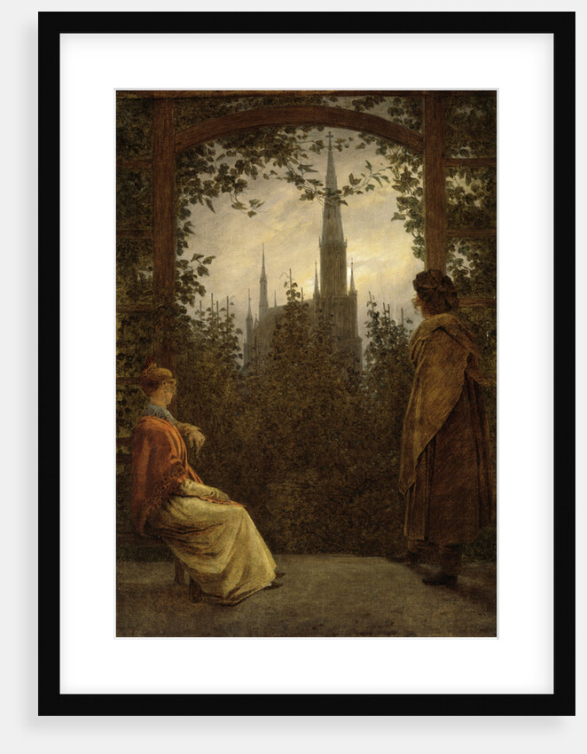 Garden Bower in Greifswald, 1818 by Caspar David Friedrich