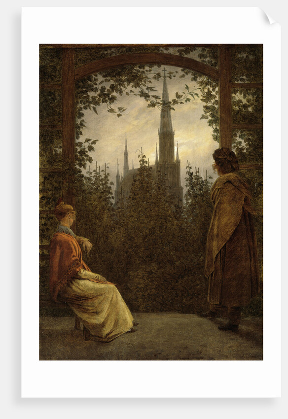 Garden Bower in Greifswald, 1818 by Caspar David Friedrich