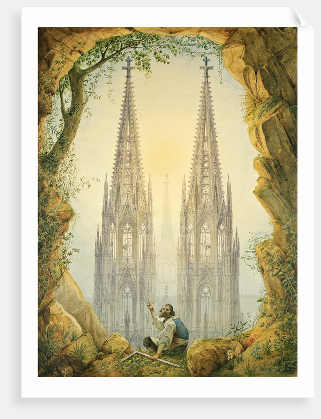 Vision of the Completed Spires of the Cologne Cathedral, 1861 by Vincenz Statz