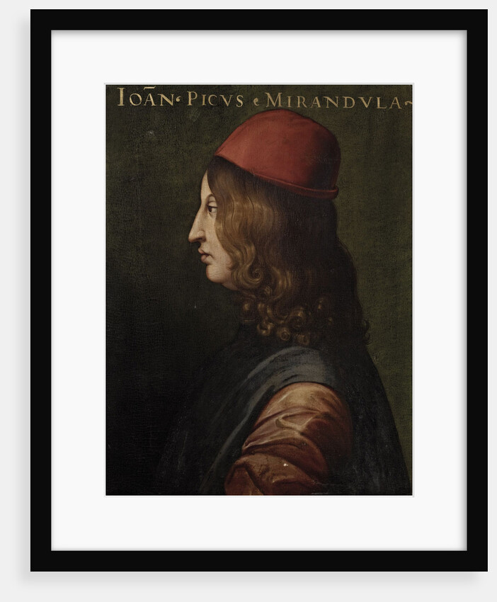 Portrait of Giovanni Pico della Mirandola (Giovio Series), 1562-1568 by Cristofano Dell'Altissimo