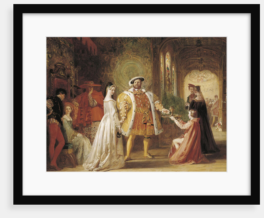 First meeting of Henry VIII and Anne Boleyn, 1835 by Daniel Maclise