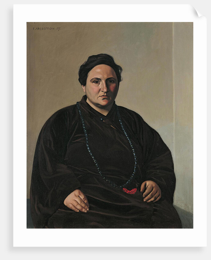 Gertrude Stein, 1907 by Felix Edouard Vallotton