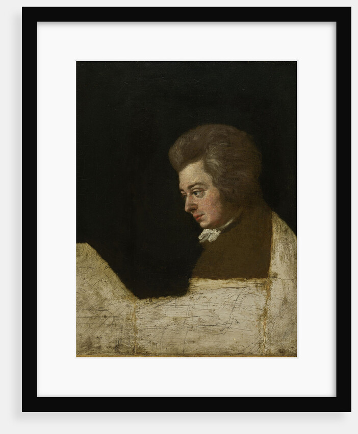 Wolfgang Amadeus Mozart, 1789 by Josef Lange