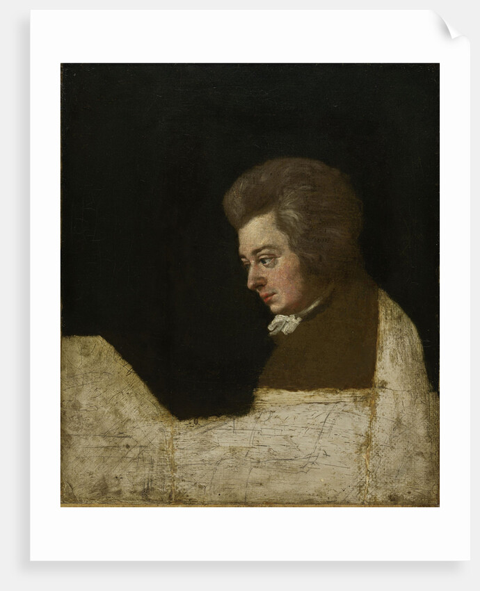 Wolfgang Amadeus Mozart, 1789 by Josef Lange