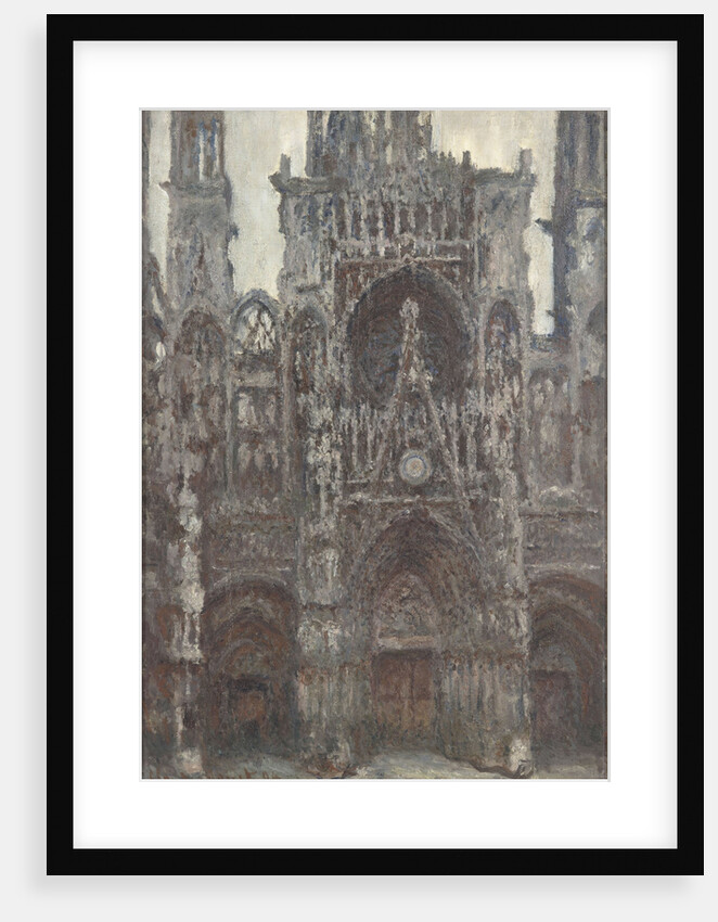 The Rouen Cathedral. The portal as seen from the front, 1892 by Claude Monet