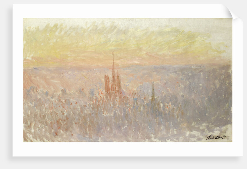 View of Rouen, 1892 by Claude Monet