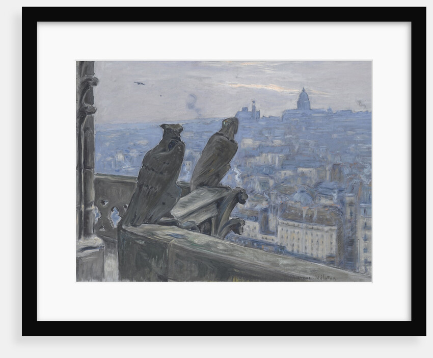 Paris as seen from the towers of Notre Dame, c. 1900 by Adolphe Étienne Auguste Moreau-Nélaton