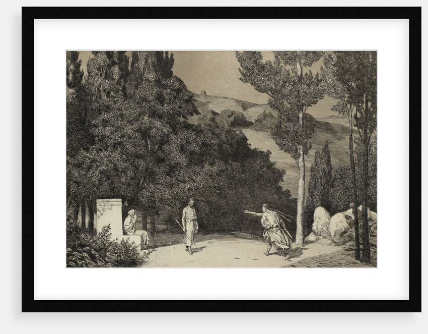 Pyramus and Thisbe II by Max Klinger