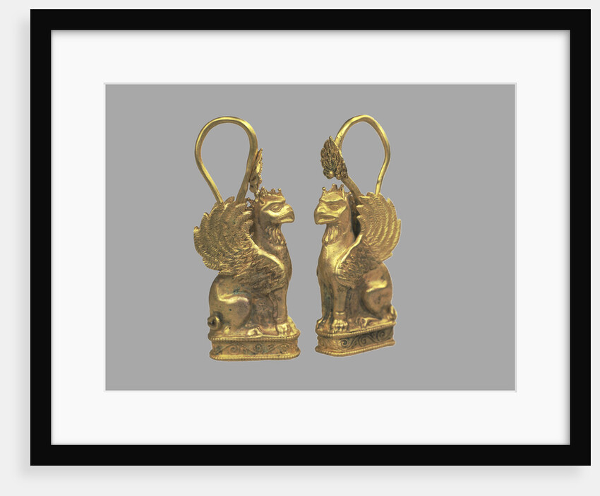 Earring in the Form of Griffin, 5th cen. BC by Scythian Art