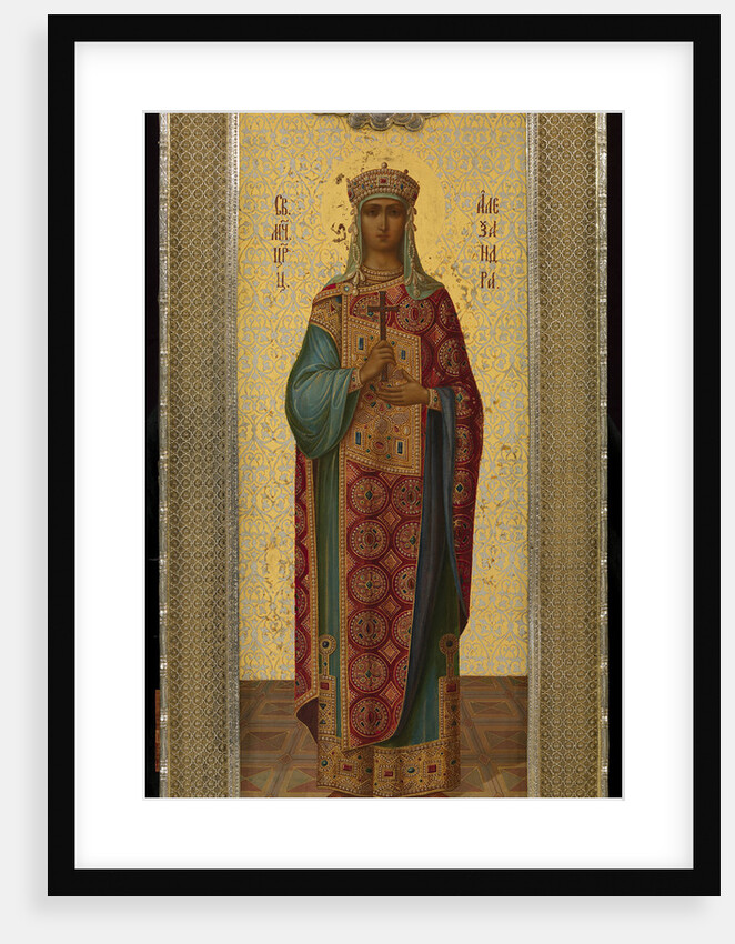 Saint Empress Alexandra, 1883 by Pavel Akimovich Ovchinnikov