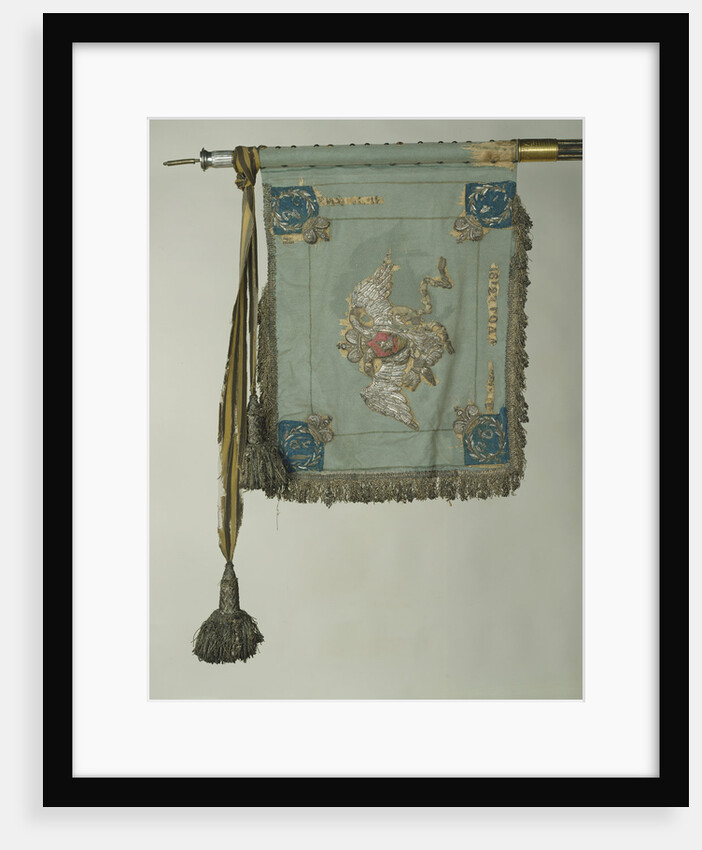 The Standard of Saint George of the His Majestys Life-Guards Cuirassier Regiment, c. 1830 by Banners and Standards Flags