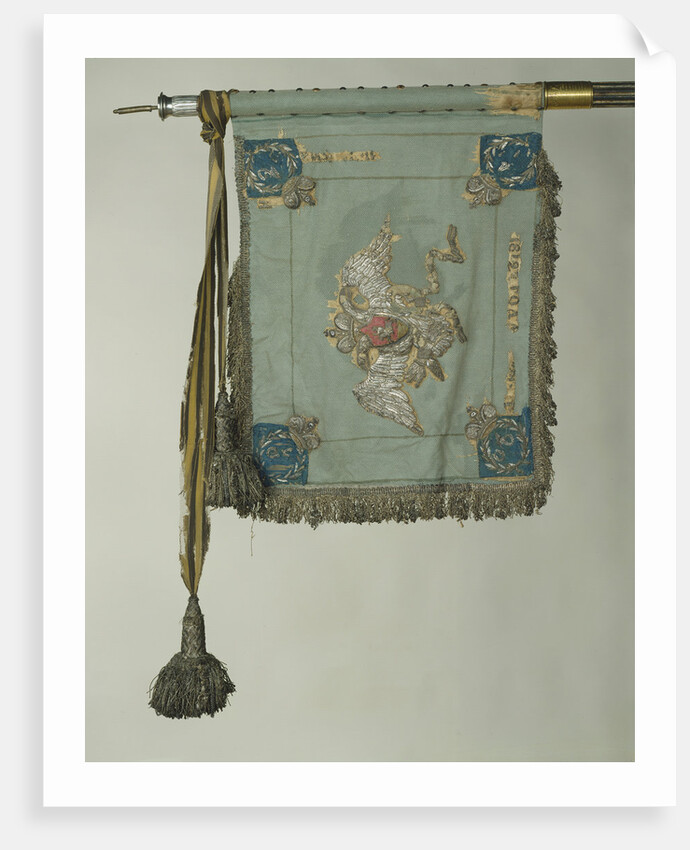 The Standard of Saint George of the His Majestys Life-Guards Cuirassier Regiment, c. 1830 by Banners and Standards Flags