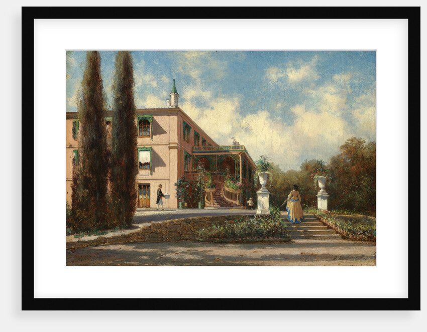 The Livadiya palace by Alexei Petrovich Bogolyubov