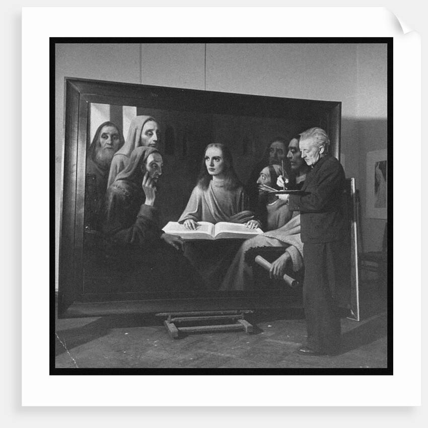 Han van Meegeren painting Jesus Among the Doctors, 1945 by Anonymous