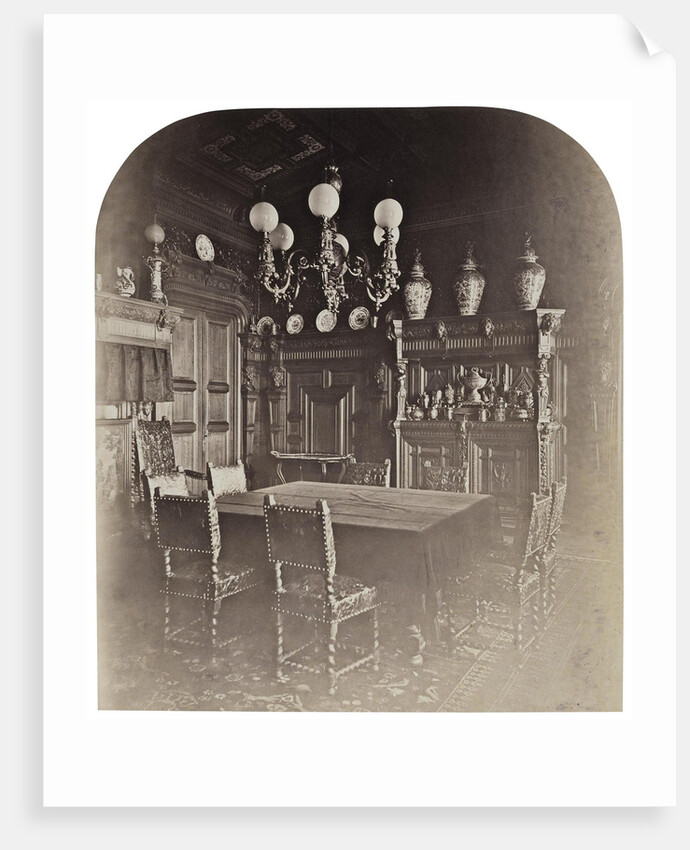 The House of Ivan Paskevich at the English Embankment in Petersburg. The dining room, 1860s by Giovanni Bianchi