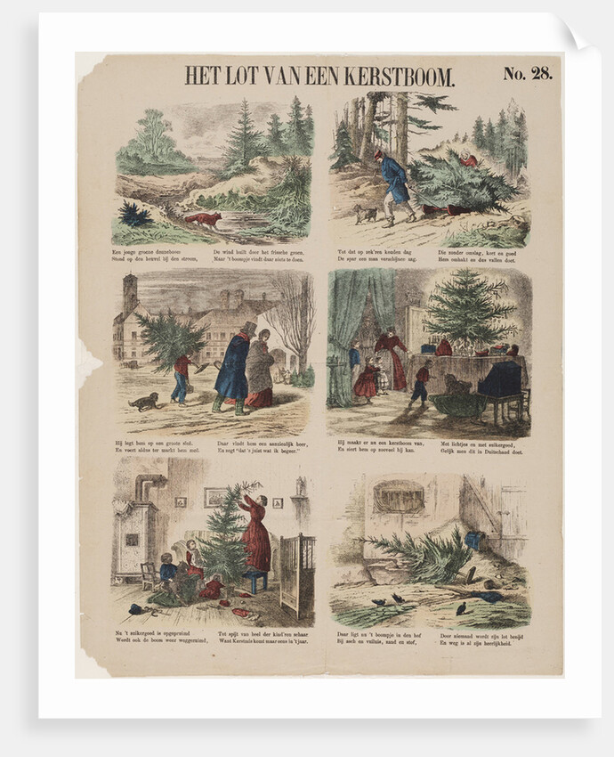 The Story of a Christmas tree, Second Half of the 19th century by Anonymous