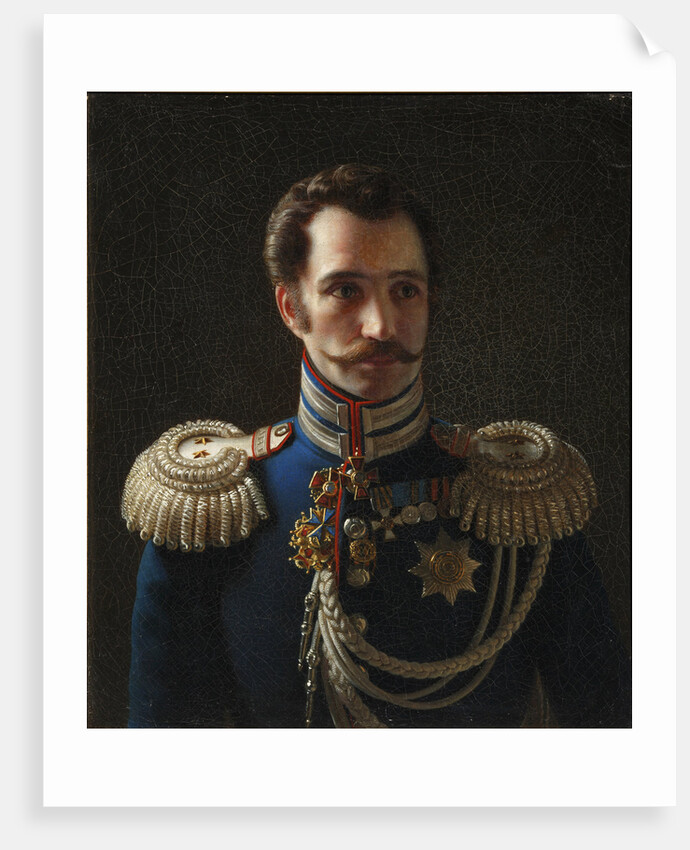 Portrait of Leonty Vasilievich Dubelt, Chief of Staff of the Corps of Gendarmes, c. 1843 by Alexei Vasilyevich Tyranov