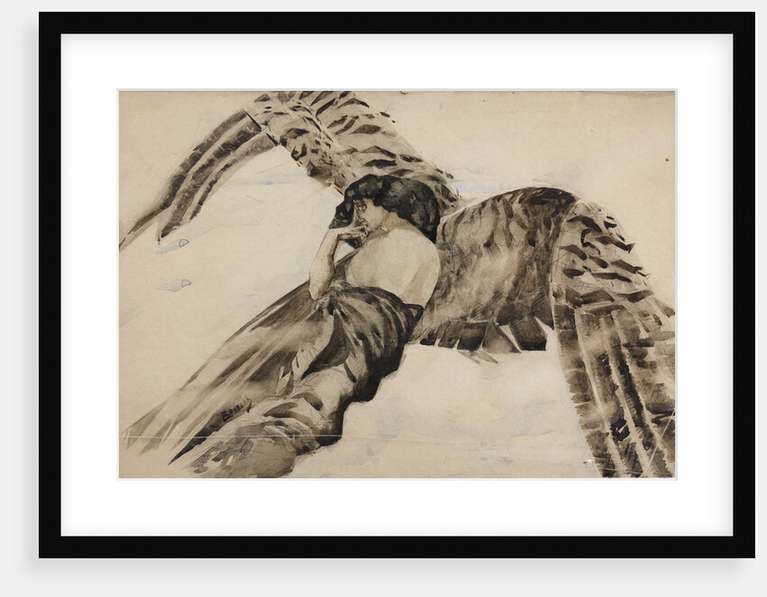 Flying Demon, 1890-1891 by Mikhail Alexandrovich Vrubel