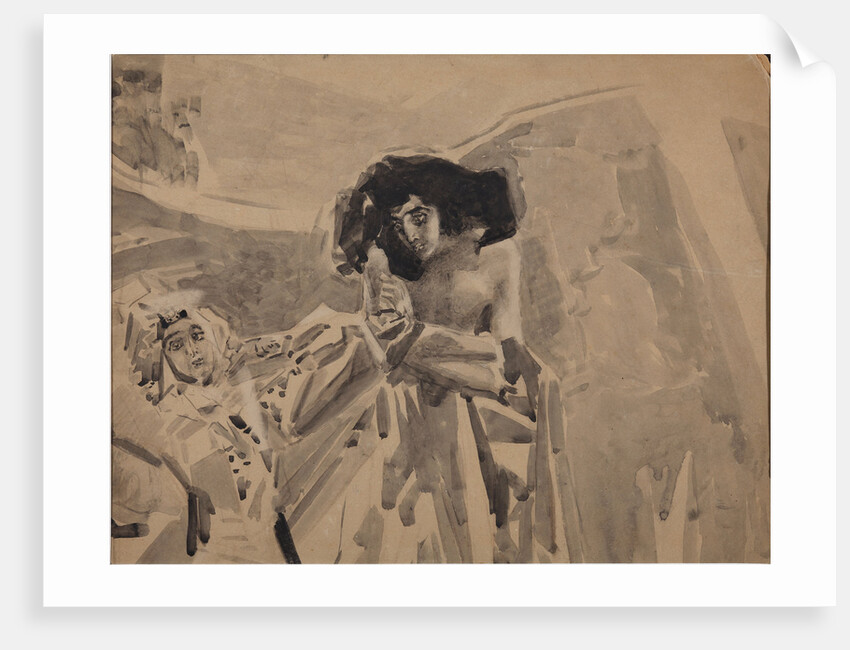 Tamaras Dance. Illustration to the poem The Demon by Mikhail Lermontov, 1890-1891 by Mikhail Alexandrovich Vrubel