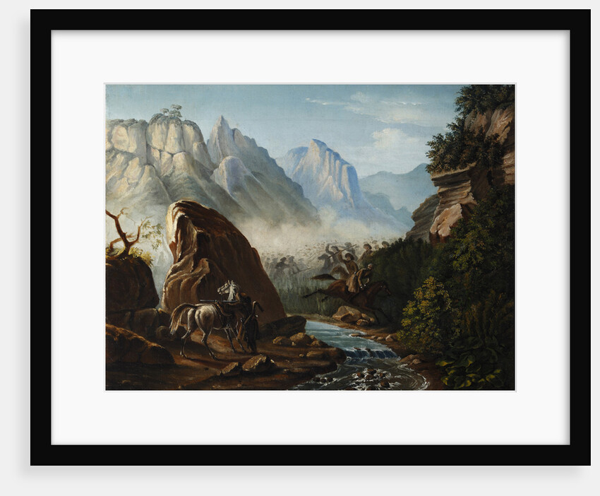 Firefight in the mountains of Dagestan, 1840-1841 by Mikhail Yuryevich Lermontov