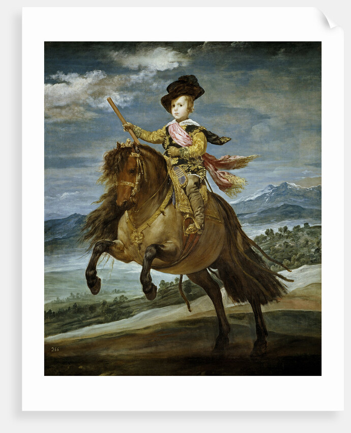 Equestrian Portrait of Prince Balthasar Charles, c. 1635 by Diego Velàzquez