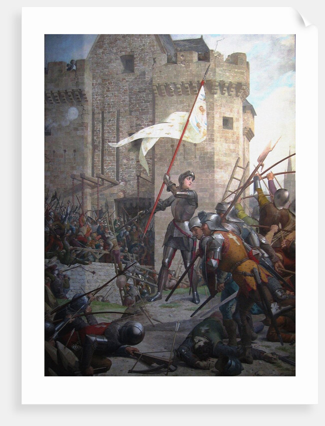 Joan of Arc in armour before Orléans, 1886-1890 by Jules Eugène Lenepveu