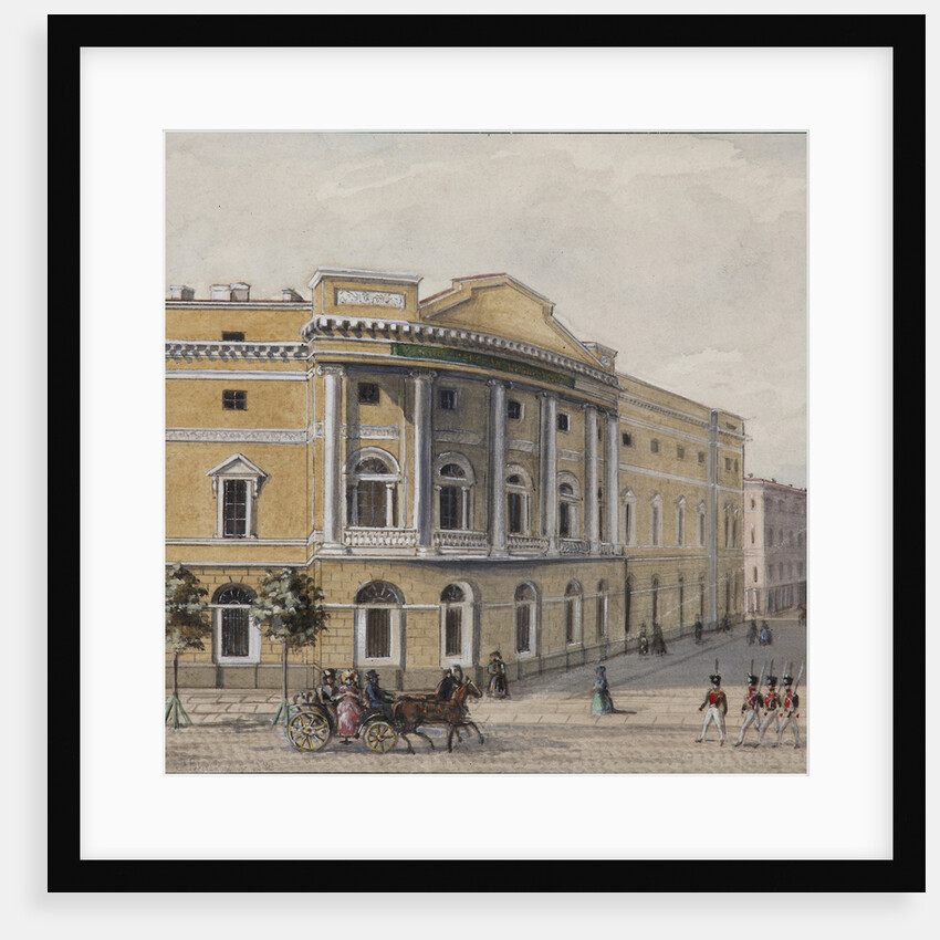 The Imperial Public Library in Saint Petersburg, 1830-1840s by Vasily Semyonovich Sadovnikov