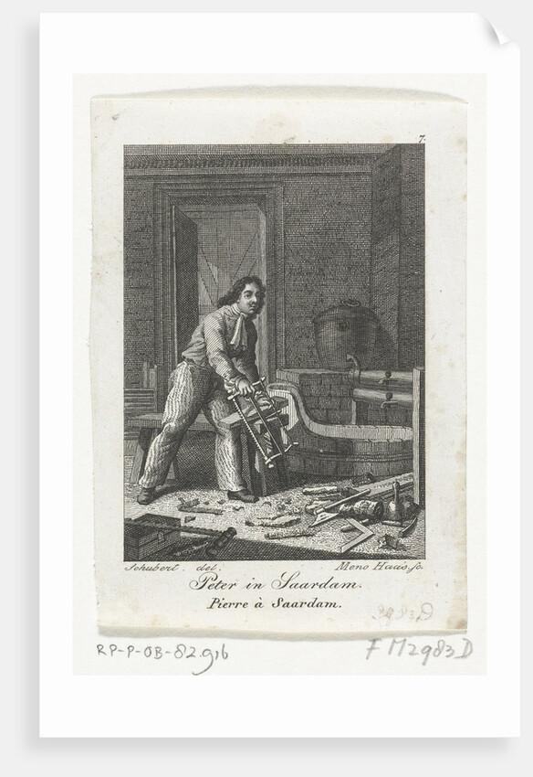 Peter the Great in Zaandam, 1697 by Meno Haas