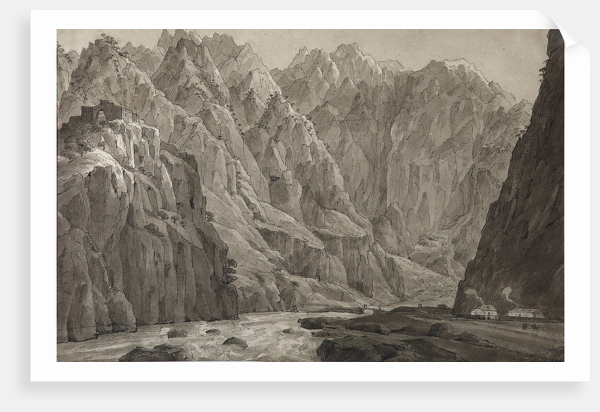 The Darial Gorge, 1830 by Nikanor Grigoryevich Chernetsov