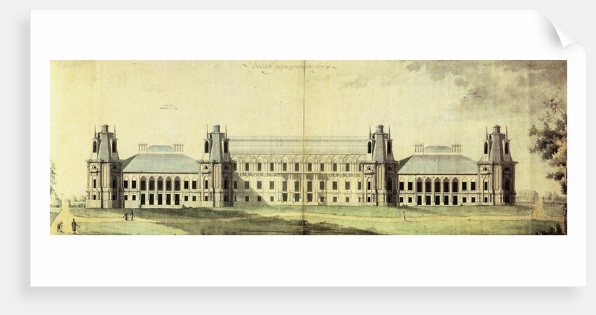 The Tsaritsyno Palace, c. 1796 by Matvey Fyodorovich Kazakov