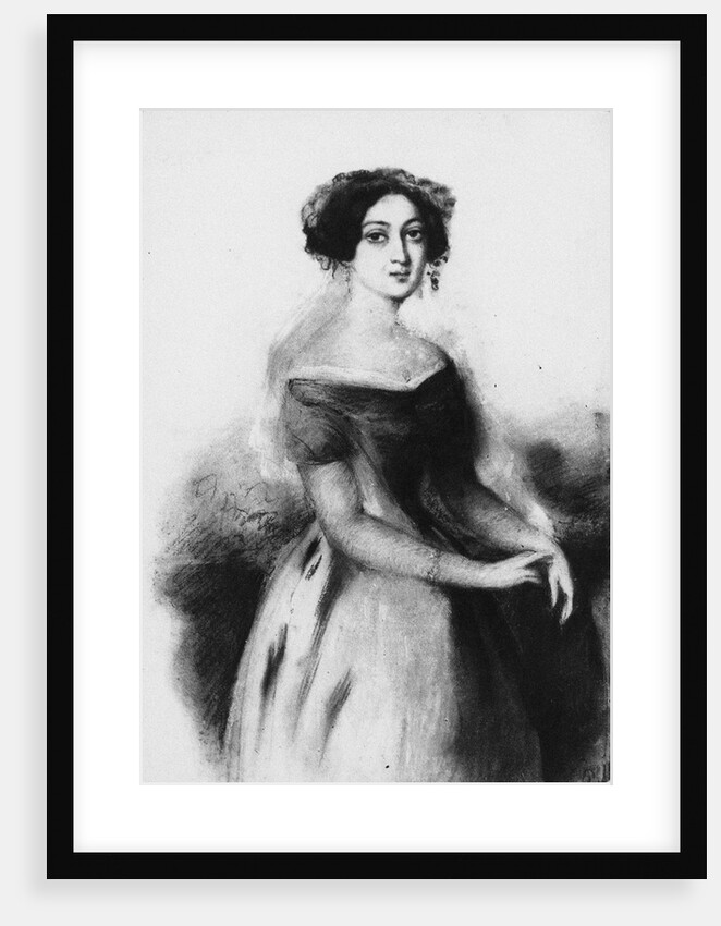 Portrait of Princess Nino Chavchavadze, c. 1830 by Anonymous