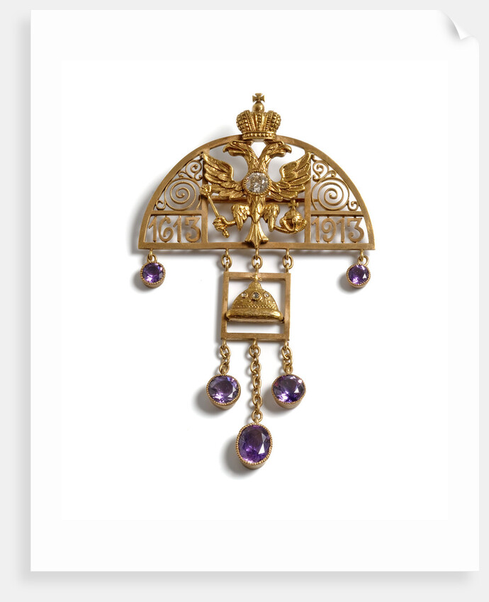 Pendant to the 300th Anniversary of the Romanov Dynasty, 1913 by Albert Holmström