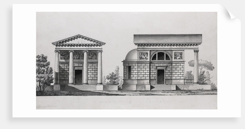 Church Design for the Tutomlin Family by Giacomo Antonio Domenico Quarenghi