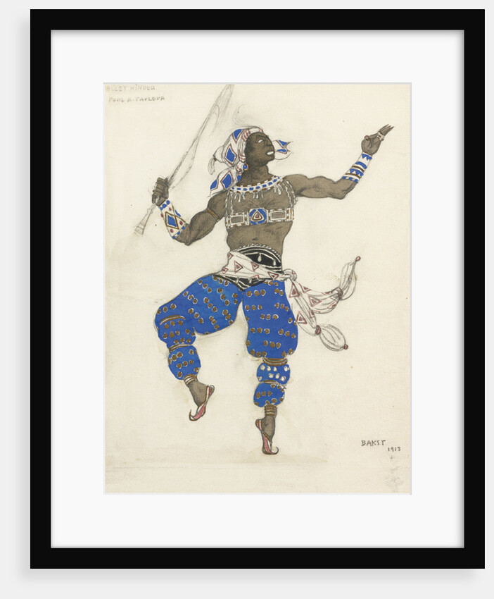 Costume design for the ballet Oriental Fantasy (Ballet Hindu), 1913 by Léon Bakst