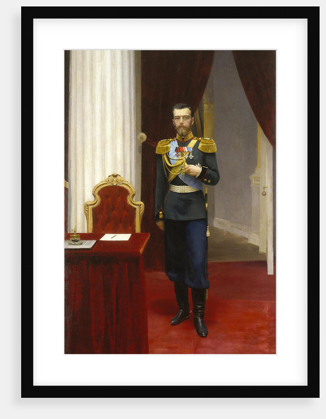 Portrait of Emperor Nicholas II, 1896 by Ilya Yefimovich Repin